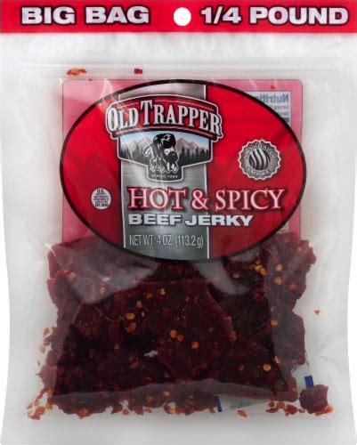 Old Trapper Hot Spicy Beef Jerky Oz Qfc