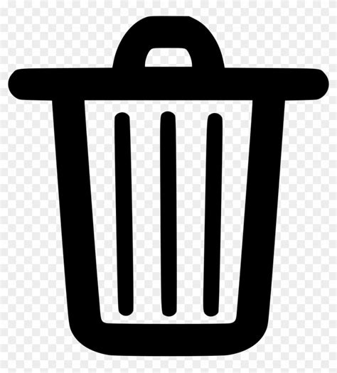 Trash Can Clipart General Waste - Trash Bin Icon Png, Transparent Png - 922x980(#578431) - PngFind