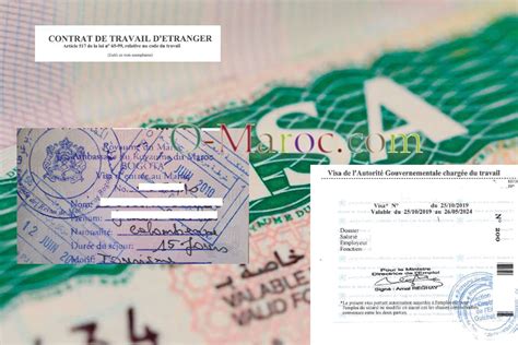 Visa Residence Permit Work Permit And Foreign Contract