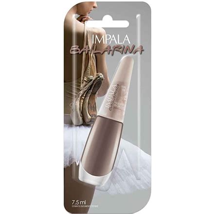 ESMALTE IMPALA BAILARINA 7 5ML NUDE PONTA DO PE ESMALTE IMPALA