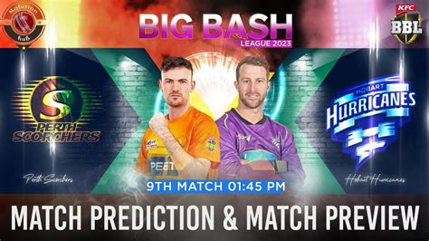 Bbl Th Match Prediction Pitch Report Perth Scorchers Vs Hobart