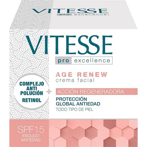 Vitesse Crema Facial Antiedad Age Renew SPF 15 Tarro 50 Ml