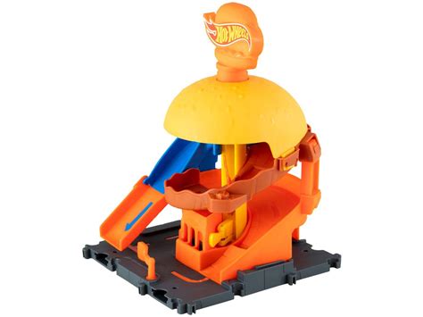 Pista Hot Wheels Lanchonete De Hamb Rgueres Mattel
