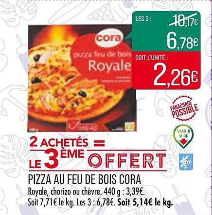 Promo Pizza Au Feu De Bois Cora Chez Match Icatalogue Fr