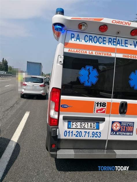 Incidente Tangenziale Rivoli Feriti Tir Auto Luglio