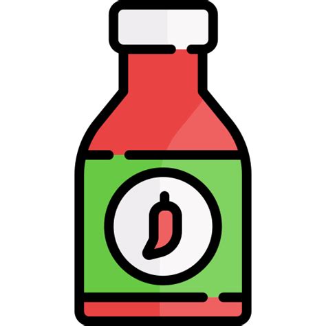 Chili Sauce Special Lineal Color Icon