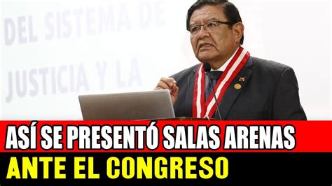 As Sustento Salas Arenas Pdte Del Jne Ante El Congreso Presupuesto