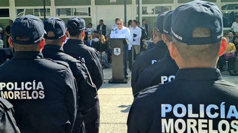 Realiza Ces Morelos Ceremonia De Clausura De Formación Inicial Para Policía Preventivo De Nuevo