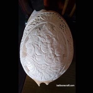 Sea Shell Carving By Bali Bone Craft