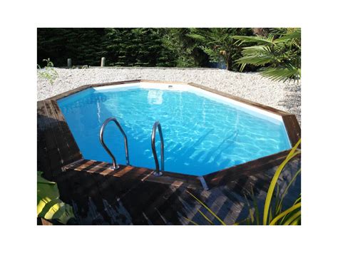 Piscina Oval Madeira Grenade 2 De 436x336x117 Cm Gre 7900862