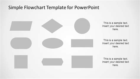 Simple Flowchart Template for PowerPoint - SlideModel