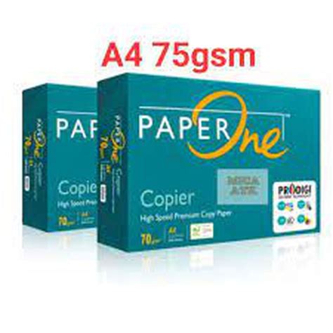 HVS PAPER ONE A 4 75 GSM