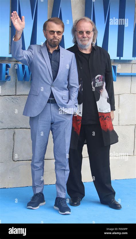 July 16, 2018 - Bjorn Ulvaeus and Benny Andersson attending 'Mamma Mia ...