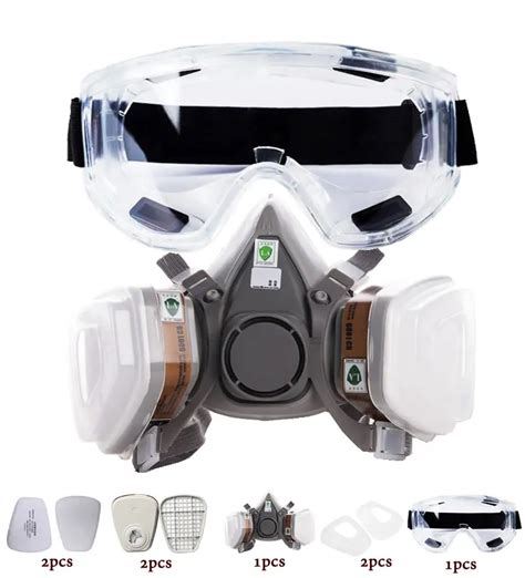 Gas Mask Safety Goggles Respirator Gas Mask Goggles Mask Working