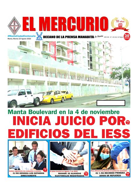 MARTES 23 AGOSTO 2022 By Diario El Mercurio Issuu