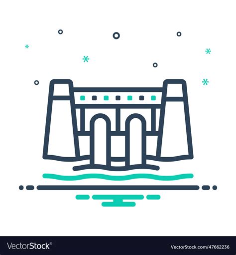 Dam Royalty Free Vector Image - VectorStock