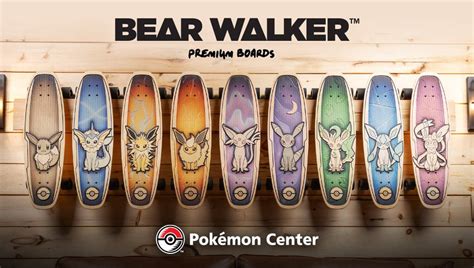 Pokémon Center Bear Walker collection expands with new skateboards