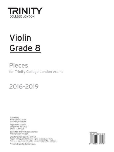 Violin Exam Pieces Grade 8 Bücher Orell Füssli