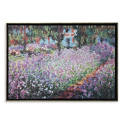 The Artist's Garden in Giverny by Claude Monet Wall Art - Bed Bath & Beyond