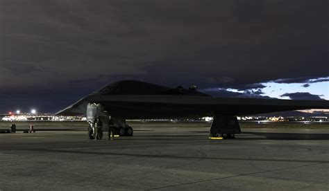 DVIDS - Images - A night sky dawns on a B-2 Spirit Stealth Bomber ...