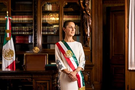 Se Revela Foto Oficial De Claudia Sheinbaum Como Presidenta