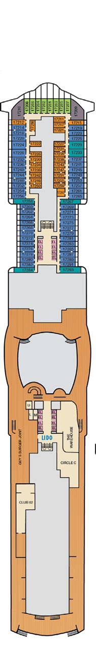 Mardi Gras Deck Plan And Cabin Plan