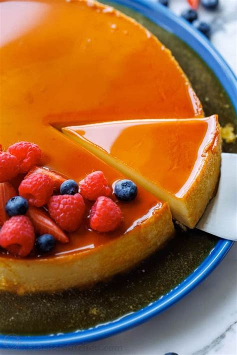 Flan Is A Creamy Caramel Topped Spanish And Latin Dessert Eggs