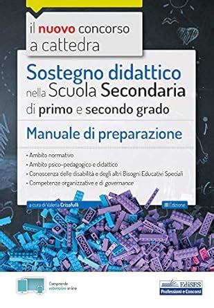 Sostegno Didattico Nella Scuola Secondaria Manuale Per La Preparazione