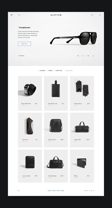 Pin By Alissia On Online Shop Minimal Web Design Ecommerce Web