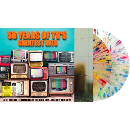 V A 50 Years Of TVs Greatest Hits Limited Edition COLOURED Splatter