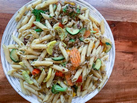 Pasta Primavera With Tuno Lemon Pepper Plant Based Pantry