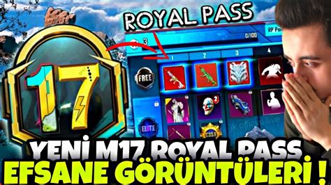 YENİ M17 ROYAL PASS EFSANE GÖRÜNTÜLER M17 RP 1 50 ÖDÜLLERİ M17