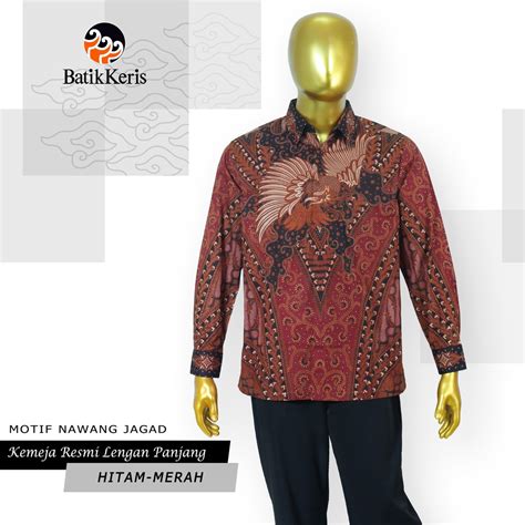 Jual Batik Keris Kemeja Reguler Fit Lengan Panjang Nawang Jagad