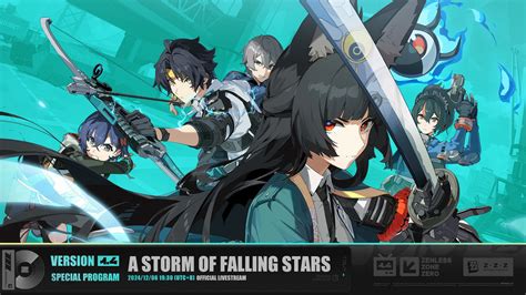 Announcing Zenless Zone Zero Version 1 4 A Storm Of Falling Stars