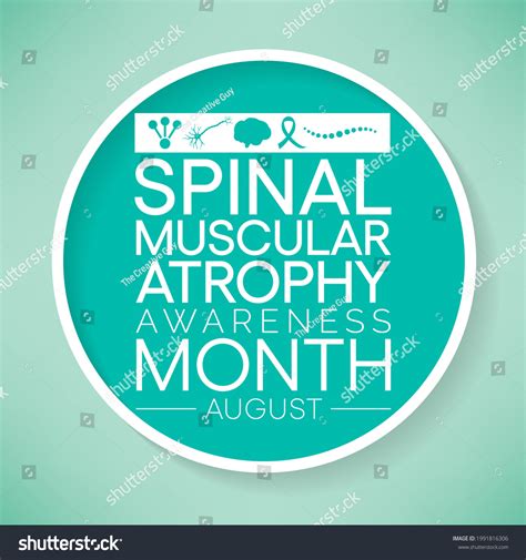 Spinal Muscular Atrophy Sma Awareness Month Stock Vector Royalty Free