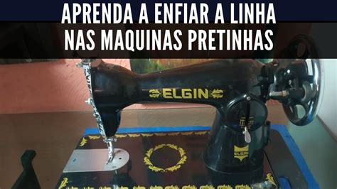 Como Enfiar Linha Na M Quina De Costura Pretinha Singer Elgin