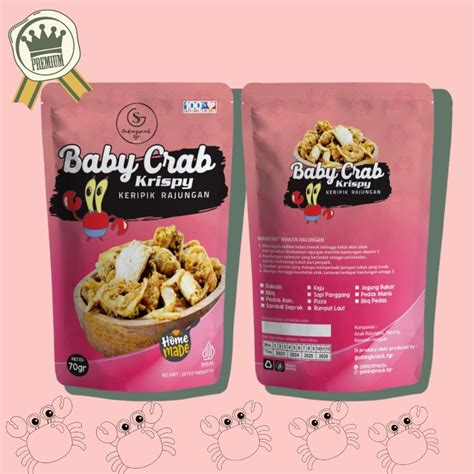 Jual BABY CRAB PREMIUM 70GR HALAL MUI Shopee Indonesia