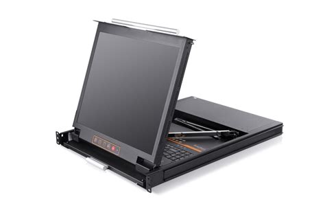 16-портовые локальные выдвижные KVM LCD консоли - Выдвижная LCD KVM ...