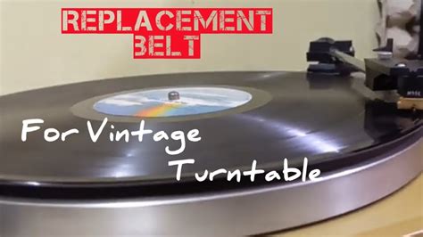 How To Replace Belt And Test Vintage Turntable Akai Ap B C Youtube