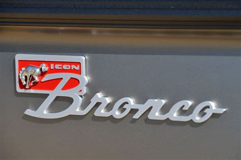 Classic Ford Bronco Re Engineered By Icon Cool Billet Badge Classic