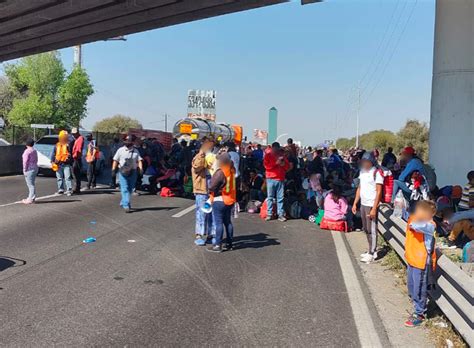 Tras Incidente Cierran Autopista M Xico Puebla Por Paso De Migrantes Y