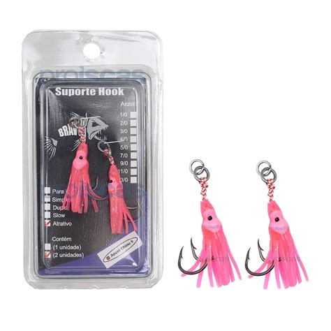 Suporte Hook Bravos Atrativo 5cm Linha Kevlar Solid E Split