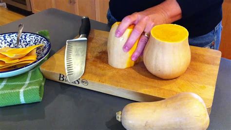 Tuesday Tip Butternut Squash How To Peel Cut And Seed Youtube