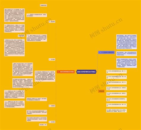 国际民事管辖权如何确定思维导图编号p9077883 Treemind树图