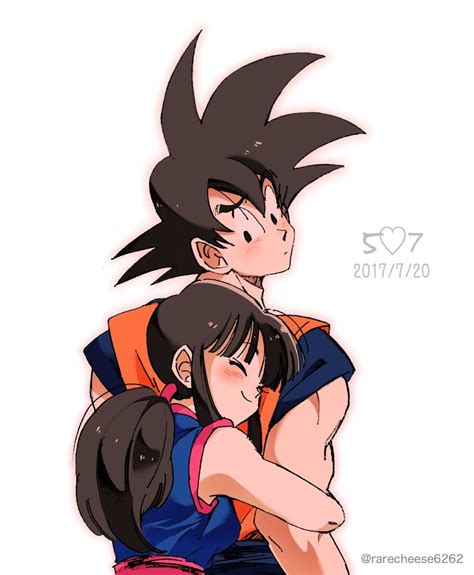 Chichi And Goku Dragon Ball Z Dragon Ball Artwork Dragon Ball Super