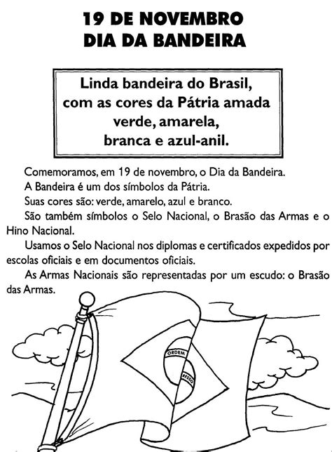 50 Atividades Dia Da Bandeira Para Imprimir Educação Infantil