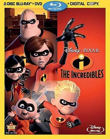 The Incredibles Blu Ray DVD 2011 4 Disc Set Includes Digital Copy