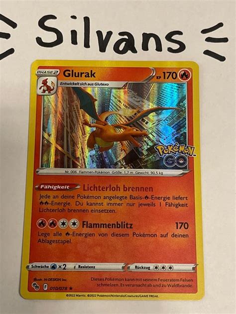 Glurak Holo 010 078 Pokemon Go Deutsch Kaufen Auf Ricardo