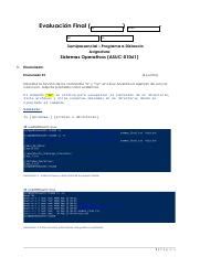 Evaluación Final Sistemas Operativos 2022 10A docx Evaluación Final A
