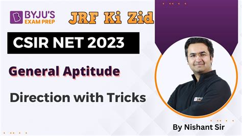 Csir Net General Aptitude Direction With Tricks Nishant Sir Nta